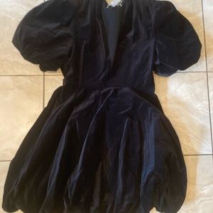 Zara velvet mini dress